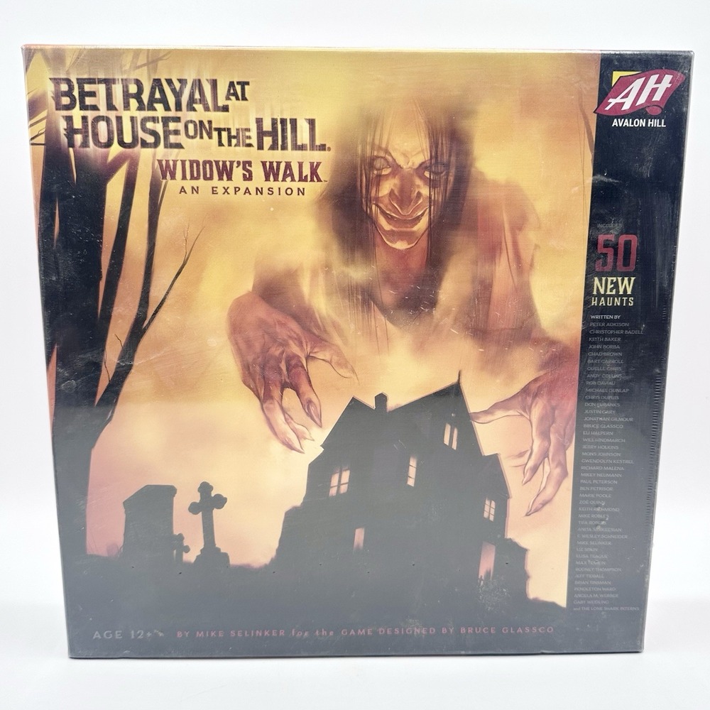 SEALED NEW Avalon Hill Betrayal at House on The Hill Widow's Walk Game Expansion